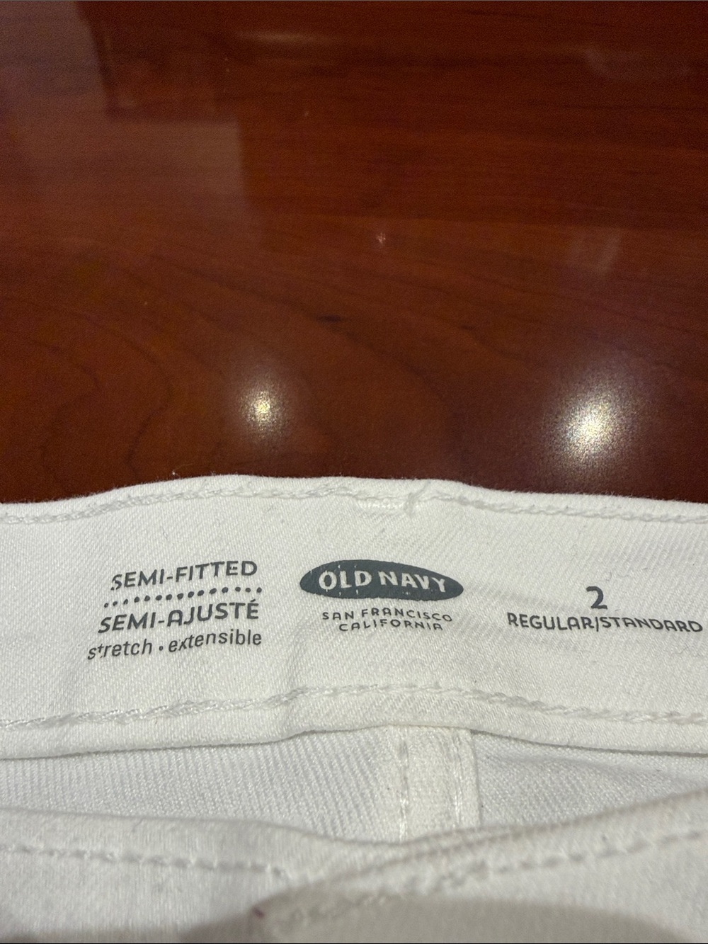 Old Navy White Denim Shorts - Picture 2 of 5
